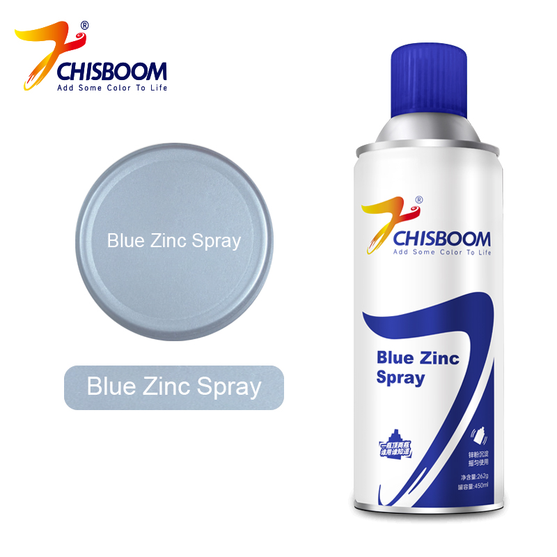 Cat aerosol seng putih biru